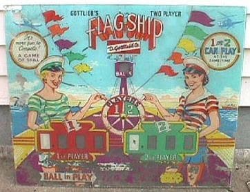 Flag-Ship backglass