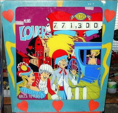 Lovers backglass