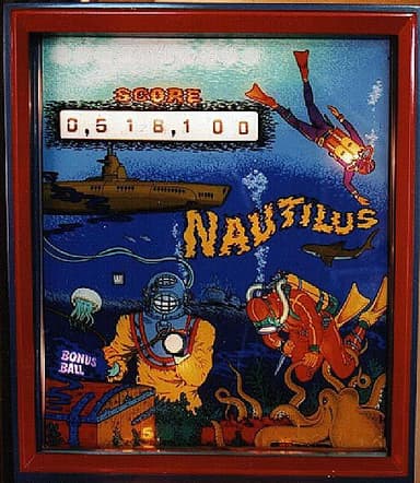 Nautilus backglass