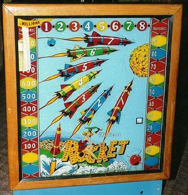 Rocket backglass