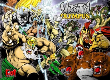 Wrath of Olympus backglass