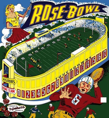 Rose-Bowl backglass