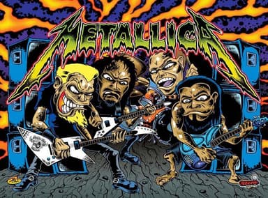 Metallica (Pro) backglass