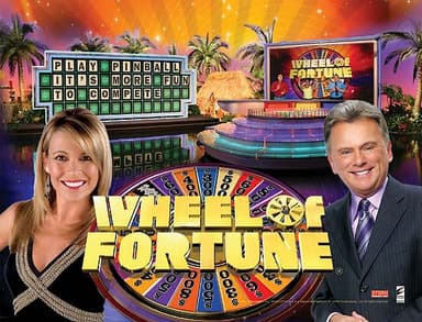 Wheel of Fortune backglass