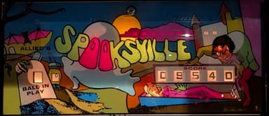 Spooksville backglass