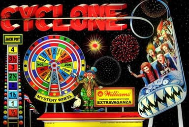 Cyclone backglass