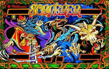 Sorcerer backglass