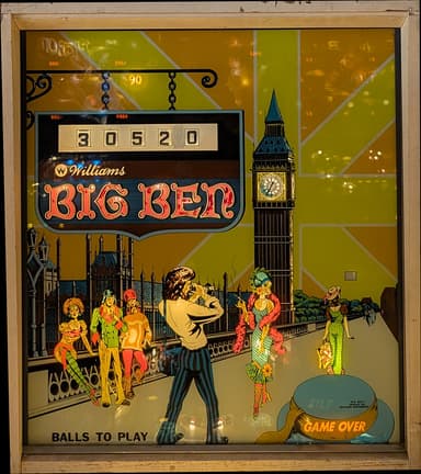 Big Ben backglass