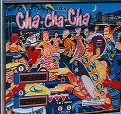 Cha-Cha-Cha backglass