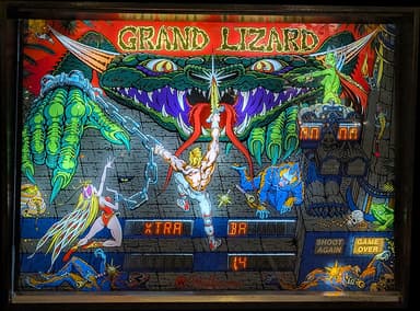 Grand Lizard backglass
