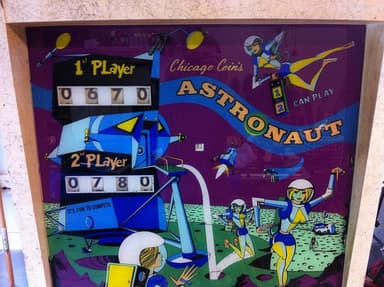 Astronaut backglass