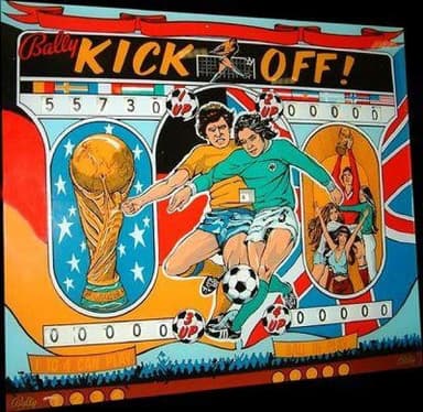 Kick Off backglass