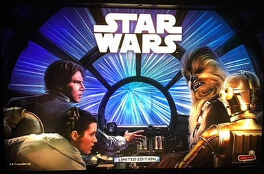 Star Wars (LE) backglass