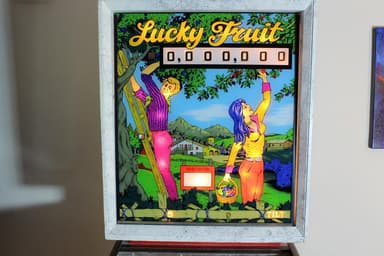 Lucky Fruit backglass