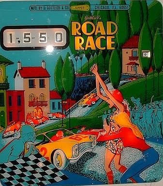 Road Race backglass