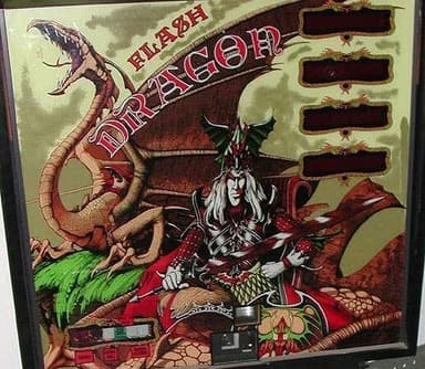 Flash Dragon backglass