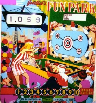 Fun Park backglass