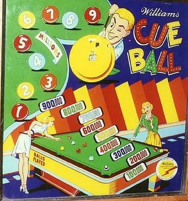 Cue Ball backglass