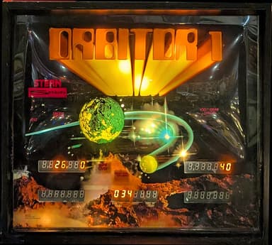 Orbitor 1 backglass