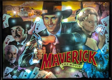 Maverick backglass