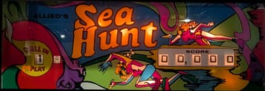 Sea Hunt backglass