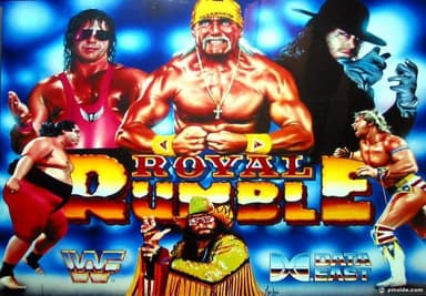 WWF Royal Rumble backglass