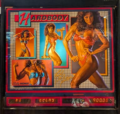 Hardbody backglass
