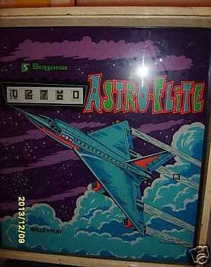 Astro-Flite backglass