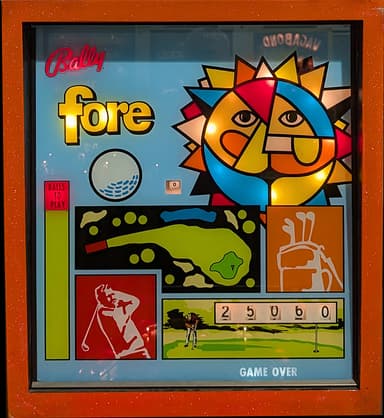 Fore backglass