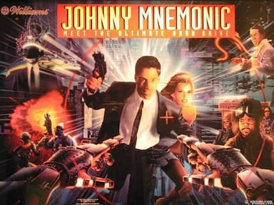 Johnny Mnemonic backglass