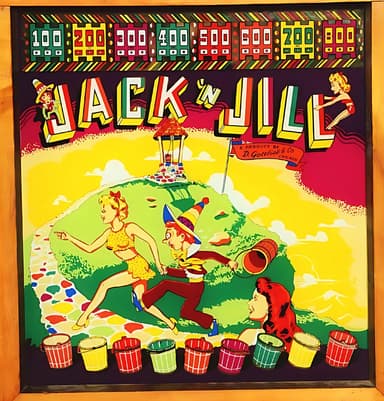 Jack 'N Jill backglass