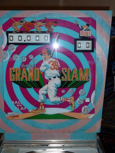 Grand Slam backglass
