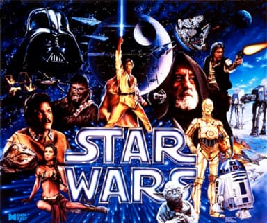 Star Wars backglass