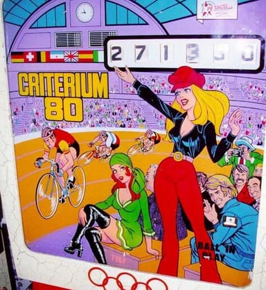 Criterium 80 backglass