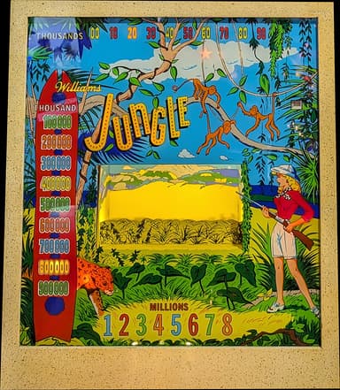 Jungle backglass
