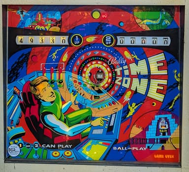 Time Zone backglass