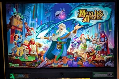 Merlin's Arcade (Legendary Edition) backglass