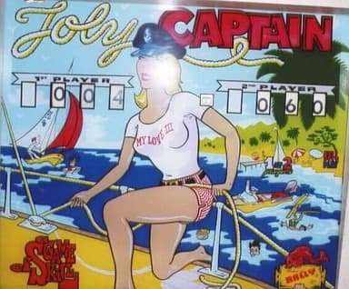 Joly Captain backglass