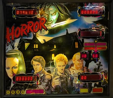 Horror backglass