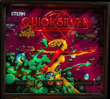 Quicksilver backglass
