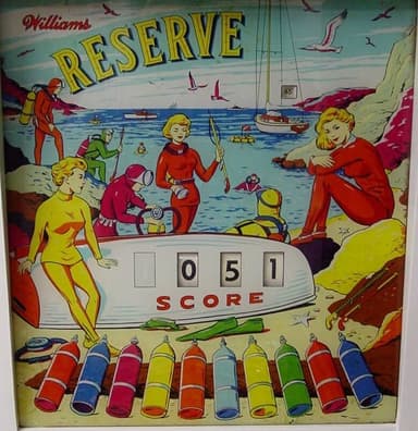 Reserve backglass