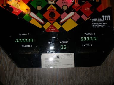 Lucky Draw backglass