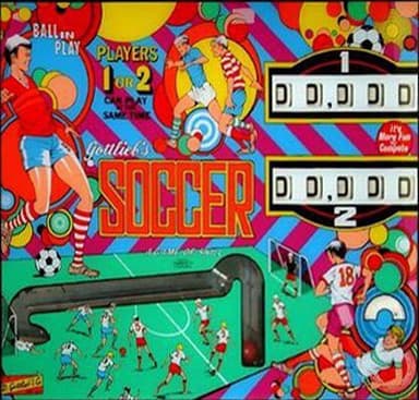 Soccer backglass