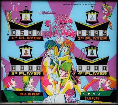 Aces & Kings backglass