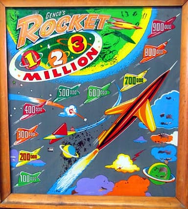 Rocket backglass