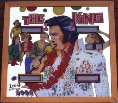 King backglass