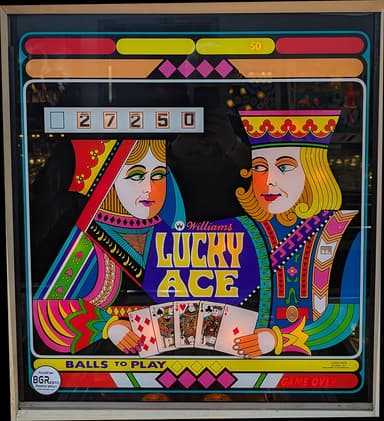 Lucky Ace backglass