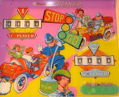 Stop 'N' Go backglass