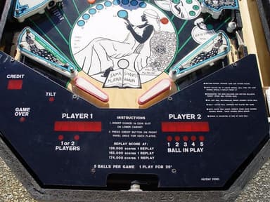 Flame of Athens backglass