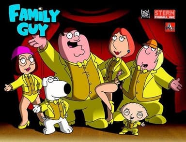 Family Guy backglass